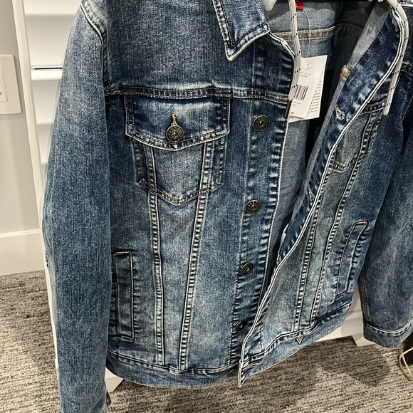 Hooded denim jacket - Picture 3 of 5